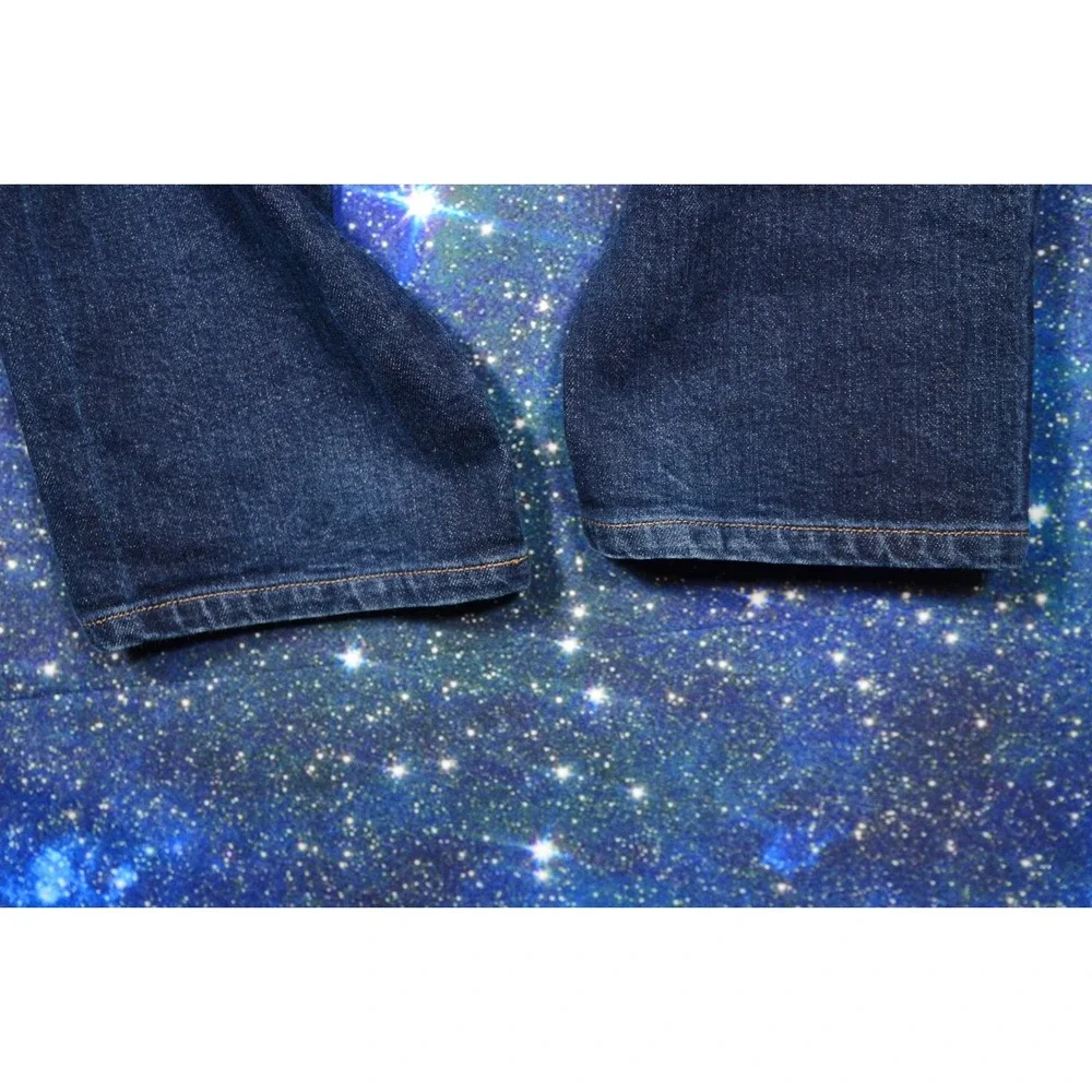 Outerknown Sea Local Straight Jeans Mens 34x32 Blue Denim Stretch Casual